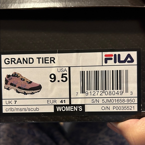 SZ 9.5 NWT Fila Women’s Grand Tier Trail Shoes - Picture 2 of 5